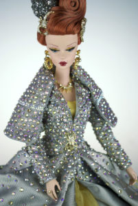 Egyptian couture in silver