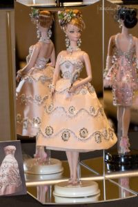 Fancy cocktail in peach