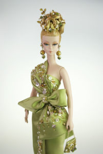 Parisienne garden gala in green