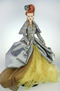 Egyptian couture in silver