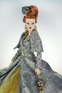 Egyptian couture in silver