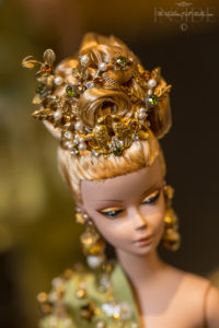 Parisienne garden gala in green